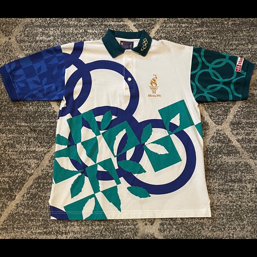 Rare Vintage Atlanta Olympis 1996 polo M